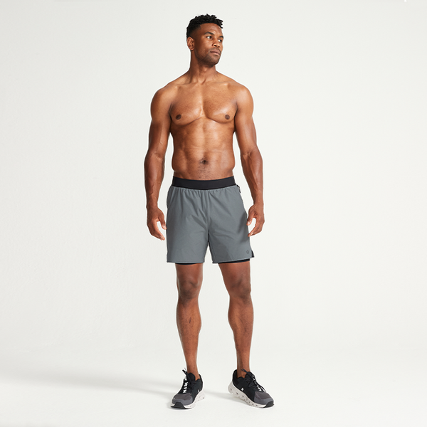 Heather Grey ANY-WEAR™ Short | Smart Apparel